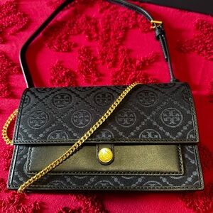 Black Designer Crossbody Bag